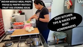 Weekly Meal Preps, Pantry Restock & Fridge Refilling Routine | Cooking Tips & Hacks