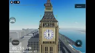 Big Ben chimes 6pm roblox