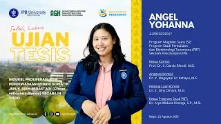 Telah Lulus Ujian Tesis a.n. Angela Yohanna | Program Magister Sains (S2) PS PBT