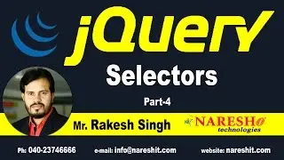 jQuery Selectors Part 4 Multiple Selector in jQuery | jQuery Tutorial | Naresh IT
