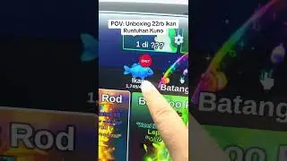 unboxing 22rb ikan di ancient ruin #unboxingikan #robloxfishit #elementrod