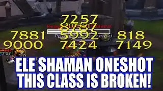This Class IS BROKEN! 99% UPTIME ON INSTANT LAVA  BURST - ELEMENTAL SHAMAN ONESHOT 9.2.5