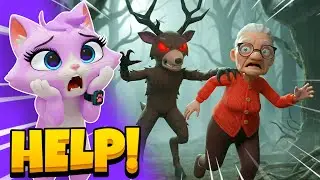 A EVIL REINDEER ATTACKS GRANNY! ...in I AM CAT!