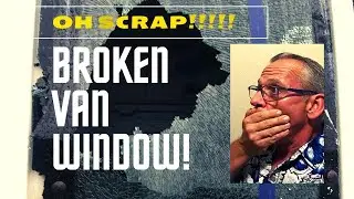 How to replace a broken van window Ford E150  on your own!!  SAVE MONEY!