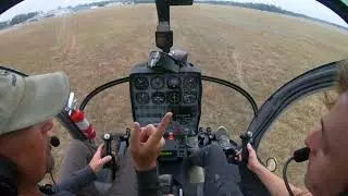 Helicopter Emergency Procedures.  Stuck Collective.