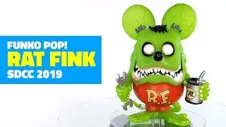 Funko Pop! - Rat Fink - Glow In The Dark SDCC 2019 - OOB 360