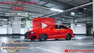 20'' CONCAVER WHEELS CVR4 ON AUDI RS3 LIMOUSINE