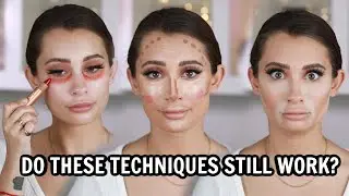 TRYING OLD MAKEUP TECHNIQUES I USED TO LOVE