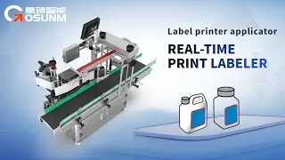 Label applicator | Real time print labeling machine | Gosunm