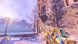 overwatch golden gun soldier 76 with daredevil skin