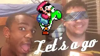 Can I beat a Super Mario Level Blind Folded??? a Live Stream