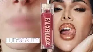 ✨️**LABIO EFECTO RELLENO por $20** 💵 huda faux filler lip gloss review