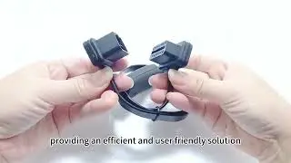 8 Wires 16 Pin Right Angle Obd Adapter Obd 2 Diagnostic Extension Cable