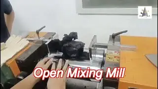 dual inverter open type rubber mixing mill 6 inch with double rollers