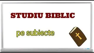 Metoda de studiu biblic pe subiecte