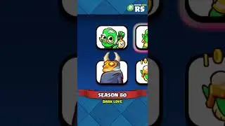 Все эмоции 80-го сезона || Clash Royale || #shorts #clashroyale #gaming