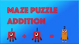 NumberBlocks Fan Made | Maze Puzzle Addition| #numberblocksanimation #numberblocks #alphablocks