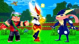 MY FIRST POKEMON BATTLE IN MINECRAFT PIXELMON! (Pixelmon Generations)