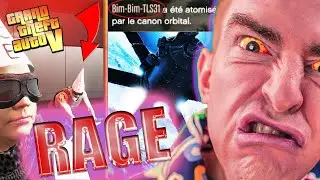 MES ABONNÉS CRÉE LA PLUS GROSSE RAGE DE GTA 5 AVEC LE CANON ORBITAL ! (IL PETE VRAIMENT UN CABLE)