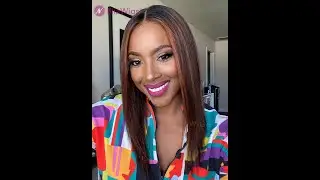THE PERFECT SUMMER WIG!!!😍 |  Colored Lace Front Wig Human Hair | Highlight Wig | NiaWigs