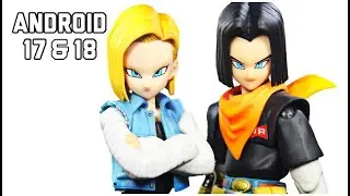 SH Figuarts Dragon Ball Z Event Exclusive Androids 17 & 18 Action Figure Review Tamashii Nations