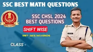 SSC CHSL 2024 BEST QUESTIONS | SHIFT WISE | SHIFT - 2nd & 3rd ( 01/07/2024) | BY RAHUL SIR 