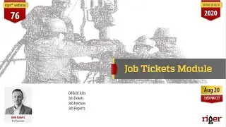 NEW Job Tickets Module | RigER webinar #76
