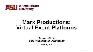 Marx Productions: Virtual Event Platforms