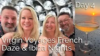 Virgin Voyages Sea Day: Pink Agave Dinner