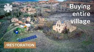 Couple buys whole ghost village, tells others to join & fix their own ruin