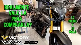 Realmente la VENOM 250 Vale la Pena? ▶️ LO BUENO Y MALO de una moto Incomprendida.
