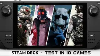 Steam Deck - Test in 10 Games | Crysis, Days Gone, F1 2021, Guardians of the Galaxy, Ghostwire, ...
