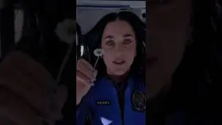 Penyanyi Pop Katy Perry pergi keluar Angkasa #katyperry  #viral