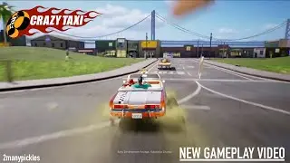 CRAZY TAXI REMAKE &mdash; НОВОЕ ВИДЕО ГЕЙМПЛЕЙСА