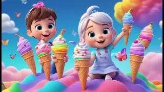 Ice Cream Colors & Counting Fun | Colors and Numbers Song for Kids | Scoop, Count & Learn   Treats