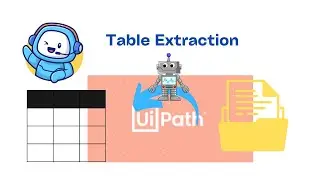 Table Extraction in UiPath using modern experience in 5min| multiple pages tabular data using UiPath
