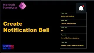 Bell Notification - Powerapps