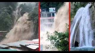 Heavy downpour swells Mussoorie's Kempty Fall, 180 tourists rescued