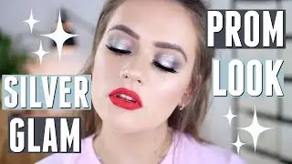 Silver, cool toned prom makeup tutorial | Prom week | EmmasRectangle