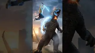 Amazing Godzilla fight vfx 2 😱 #sfx #vfx #shorts #edit
