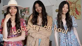 Boho Try-On Haul | ft. Salty Crush