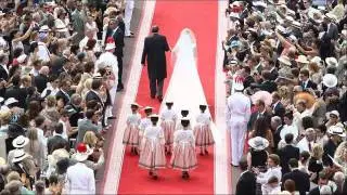 Prince Albert Charlene Wittstock Brautkleid Wedding Dress