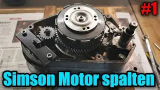 Simson Motor spalten und zerlegen | Motor regenerieren | Motor Projekt Teil 1 | Blinkwasser SHK