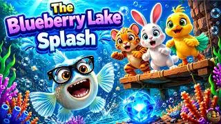 The Rainbow Tail Adventure | Episode 02 |  The Blueberry Lake Splash  #cartoon #animation #story