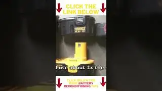 Battery Reconditioning Tips And Methods #shorts