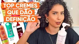 TOP 7 CREMES QUE DÃO MAIS DEFINIÇÃO PRO CABELO CACHEADO| JULIANA LOUISE