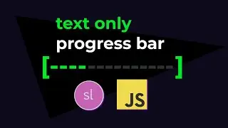 How to create a Progress Bar in Storyline 360 using just a TEXT VARIABLE and JavaScript