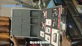 Leather Products / Leather Briefcase unique style / Silver colour briefcase / Beautiful finishing