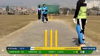 United Warriors XI vs NCR Daredevils live cricket match | Cricket Point-2 Sunday Special S-3 live -