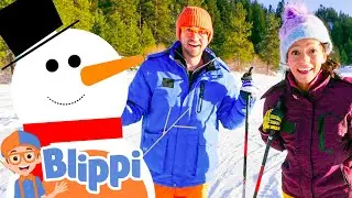 Blippi & Meekah Go Ski! | Blippi's Stories and Adventures for Kids | Moonbug Kids